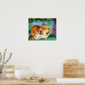 Pembroke Welsh Corgi Print Poster (Küche)