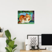 Pembroke Welsh Corgi Print Poster (Heimbüro)