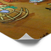 Pembroke Welsh Corgi Print Poster (Ecke)