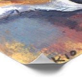 Pembroke Welsh Corgi Print Poster (Ecke)