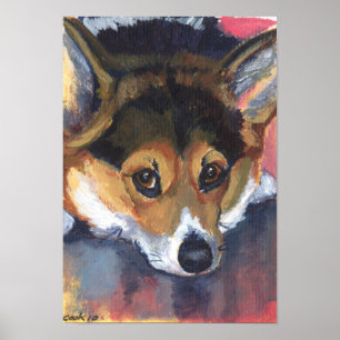 Pembroke Welsh Corgi Print Poster