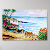 Pembroke Welsh Corgi Print Poster (Vorne)