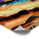 Pembroke Welsh Corgi Print Poster (Ecke)