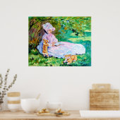 Pembroke Welsh Corgi Print Springtime Poster (Küche)