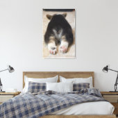 Pembroke Welsh Corgi Puppy 2 Leinwanddruck (Insitu (Schlafzimmer))