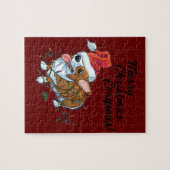 Pembroke Welsh Corgi Puppy Christmas Xmas Lights Puzzle (Horizontal)