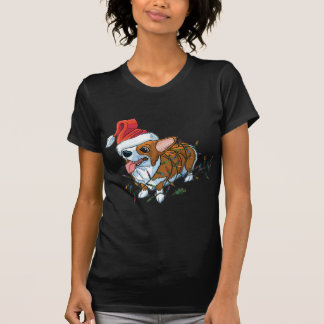 Pembroke Welsh Corgi Puppy Christmas Xmas Lights T-Shirt