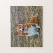 Pembroke Welsh Corgi Puppy Dog Puzzle (Vertikal)