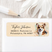 Pembroke Welsh Corgi Rücksendeadresse (Insitu)