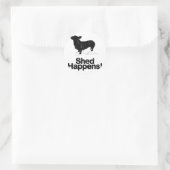 Pembroke Welsh Corgi Runder Aufkleber (Tasche)