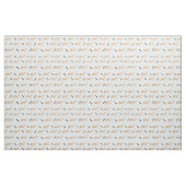 Pembroke Welsh Corgi Running Hund Kunstwerk Stoff (Fat Quarter (45,7 x 55,9 cm))