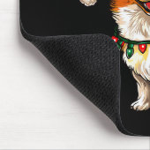 Pembroke Welsh Corgi Santa Weihnachtsbaum Lichter  Mousepad (Ecke)