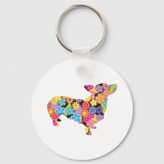 Pembroke Welsh Corgi Schlüsselanhänger (Vorderseite)