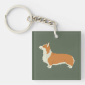 Pembroke Welsh Corgi Schlüsselanhänger (Vorderseite)