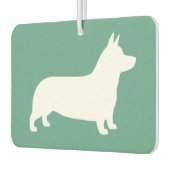 Pembroke Welsh Corgi Silhouette Autolufterfrischer (Links)