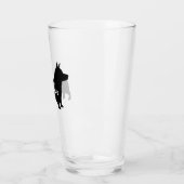 Pembroke Welsh Corgi Silhouette Custom Dog Lover Glas (Links)