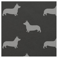 Pembroke Welsh Corgi Silhouetten Muster