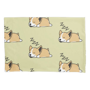 Pembroke Welsh Corgi Sleeping Hund Lover ZZZ Kissenbezug