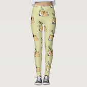 Pembroke Welsh Corgi Sleeping Hund Lover ZZZ Leggings (Vorderseite)