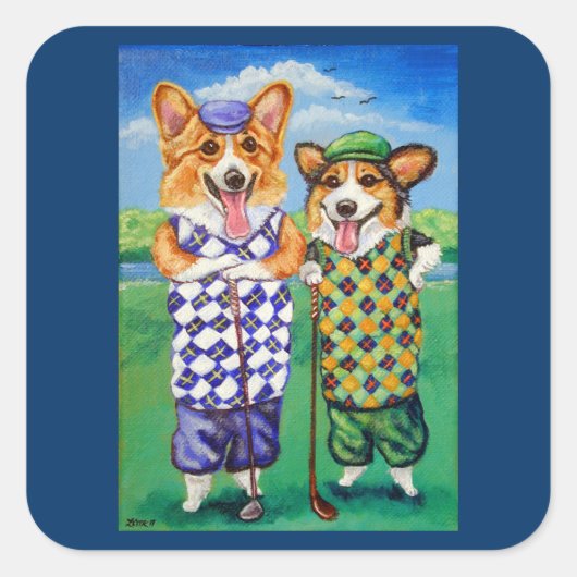 Pembroke Welsh Corgi Stickers (Vorderseite)