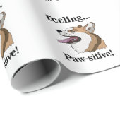 Pembroke Welsh Corgi Süßer Hund Geschenkpapier (Rolleneckpunkt)