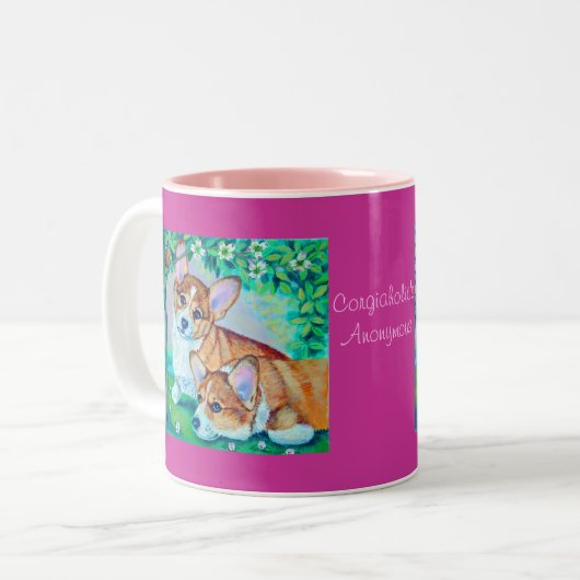 Pembroke Welsh Corgi Tasse (Vorderseite Links)