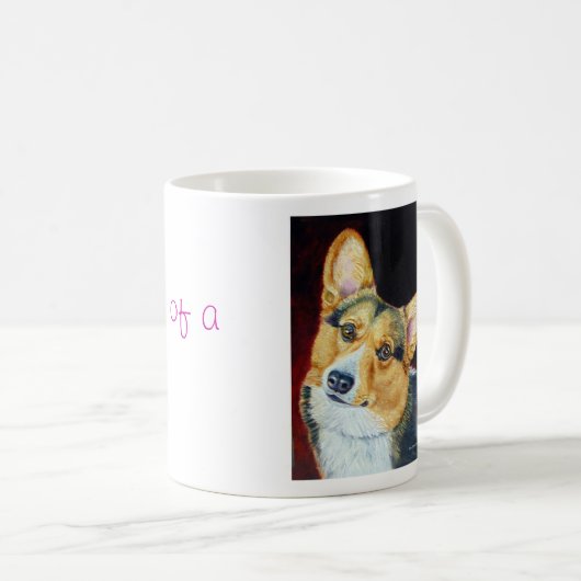 Pembroke Welsh Corgi Tasse (VorderseiteRechts)
