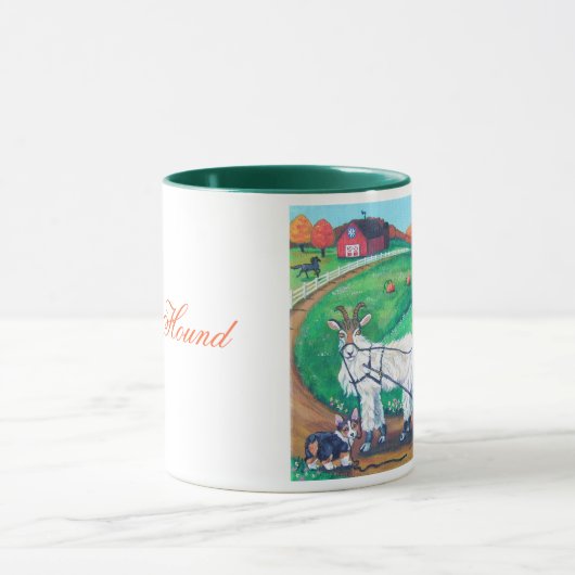 Pembroke Welsh Corgi Tasse (Zentrum)