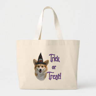 Pembroke Welsh Corgi Trick Jumbo Stoffbeutel