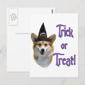 Pembroke Welsh Corgi Trick Postkarte (Vorne/Hinten)