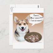 Pembroke Welsh Corgi Türkei Postkarte (Vorne/Hinten)