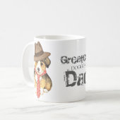 Pembroke Welsh Corgi Vater Kaffeetasse (Vorderseite Links)