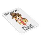 Pembroke Welsh Corgi Vater Magnet (Rechte Seite)