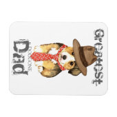 Pembroke Welsh Corgi Vater Magnet (Horizontal)