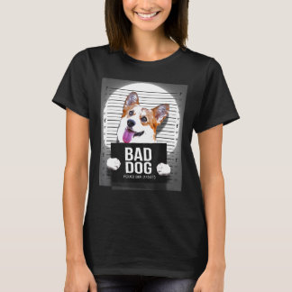 Pembroke Welsh Corgi Verbrecherfoto T T-Shirt