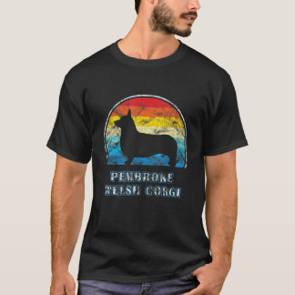 Pembroke Welsh Corgi Vintag Design Dog T-Shirt