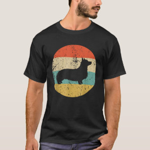 Pembroke Welsh Corgi Vintage Retro Corgi Hund T-Shirt