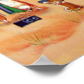 Pembroke Welsh Corgi Wall Print Poster (Ecke)