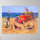 Pembroke Welsh Corgi Wall Print Poster (Vorne)