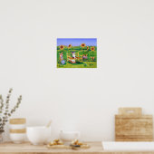 Pembroke Welsh Corgi Wall Print Poster (Küche)