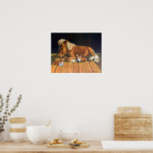 Pembroke Welsh Corgi Wall Print Poster (Küche)