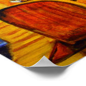 Pembroke Welsh Corgi Wall Print Poster (Ecke)