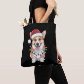 Pembroke Welsh Corgi Weihnachtsbaum Lichter Tasche (Von Nahem)