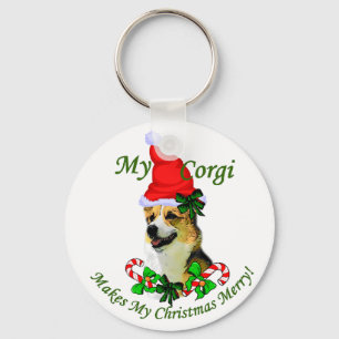 Pembroke Welsh Corgi Weihnachtsgeschenke Schlüsselanhänger