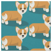 Pembroke Welsh Corgi Welpe Hund Stoff (Nahaufnahme)