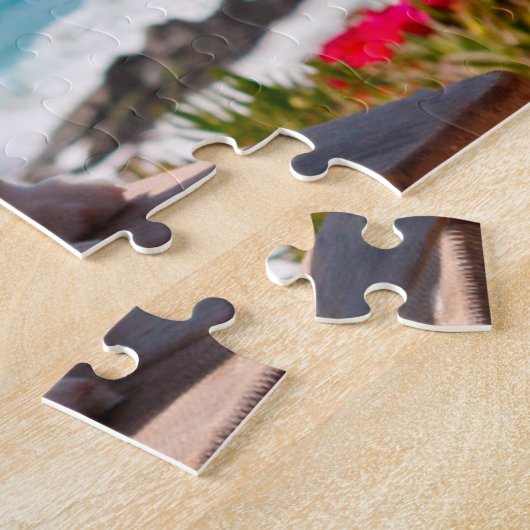 Pembroke Welsh Corgi Welppy auf dem Tisch stehend Puzzle (Seite)