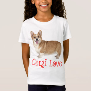Pembroke Welsh Corgi Welppy Hund Red Liebe Girls T-Shirt