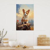 Pembroke Welsh Corgi Welppy Poster (Küche)