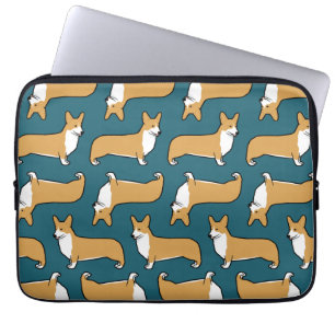 Pembroke Welsh Corgis Muster Laptopschutzhülle