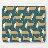 Pembroke Welsh Corgis Pattern Mousepad (Vorne)